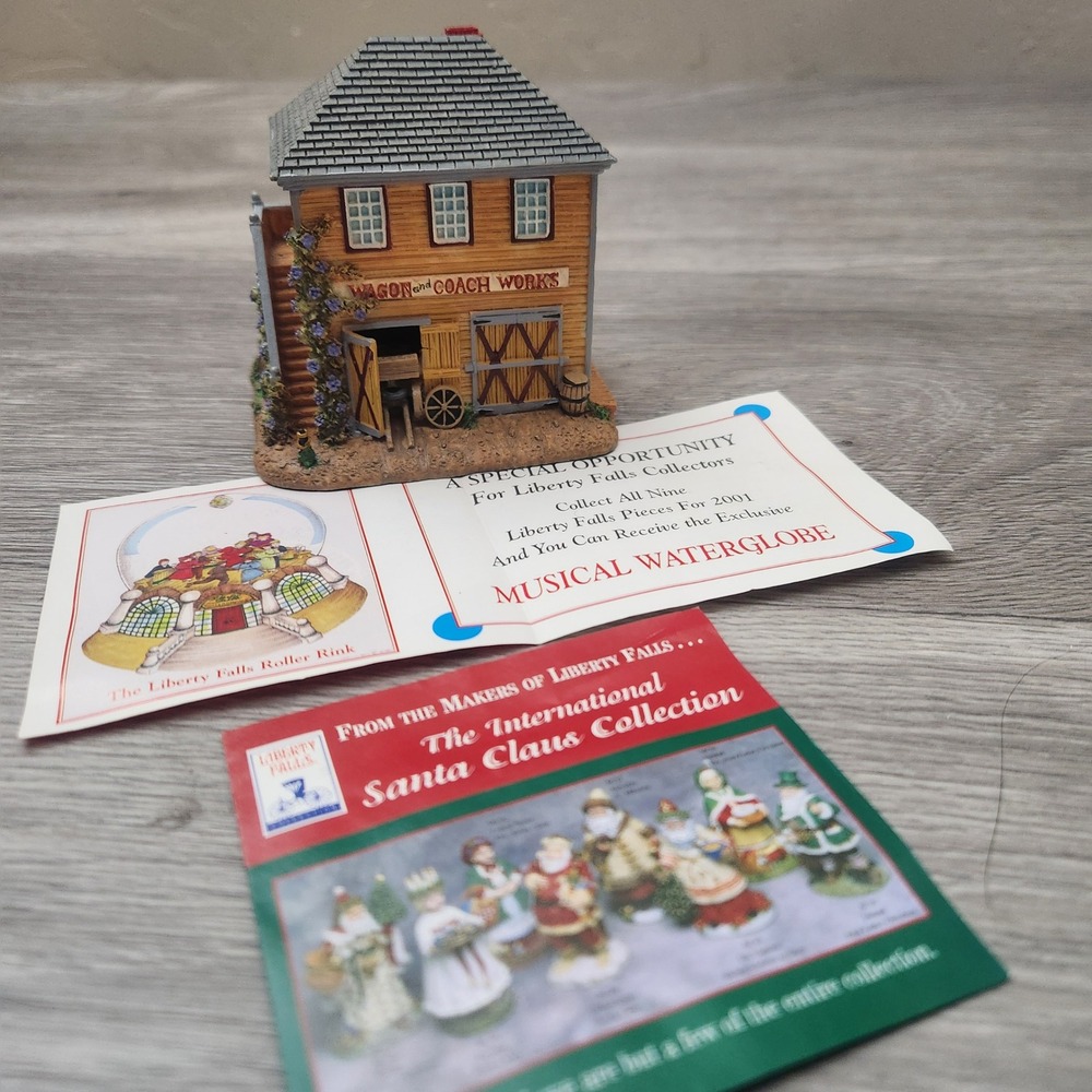 Vintage International Resourcing Village Buildings Set of 3 Collectible - Picture 8 of 15